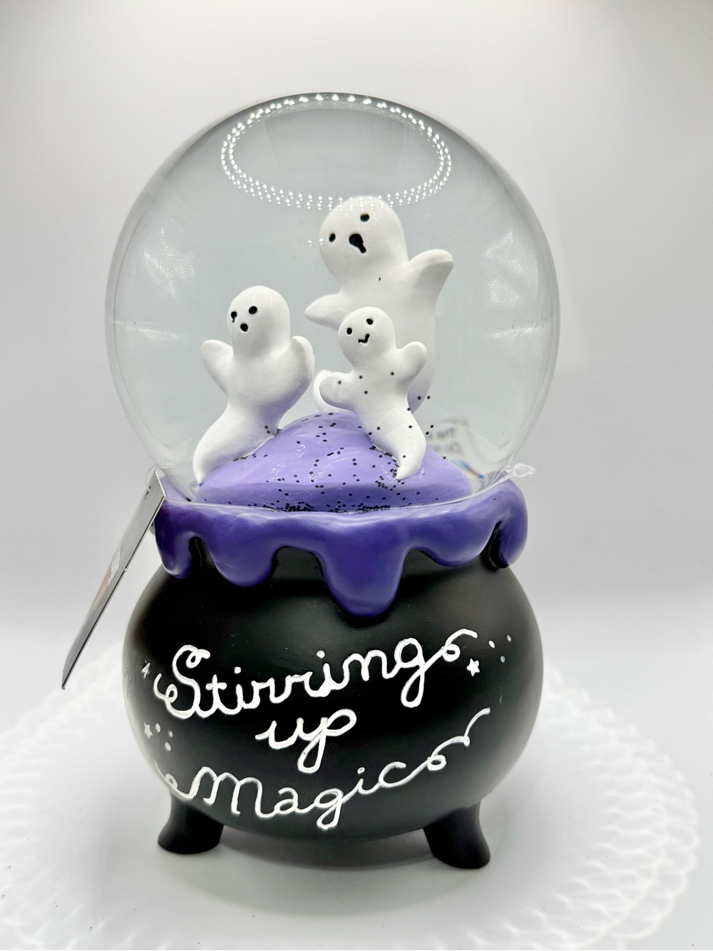 Celebrate Together™ Halloween Stirring Up Magic Water Globe Table Decor w/ghosts